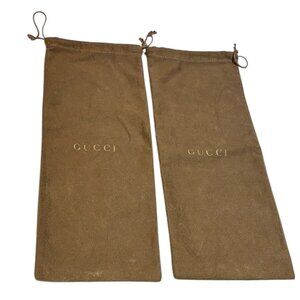 Gucci Brown Dust Bag Cover For Handbag And Shoes 16” X 6-1/2”